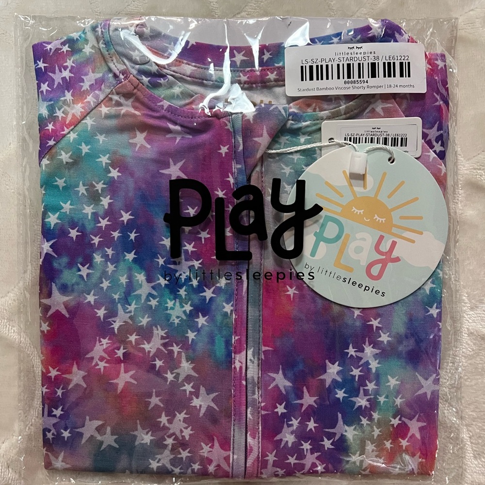 Little Sleepies Stardust Shorty Romper (old style)